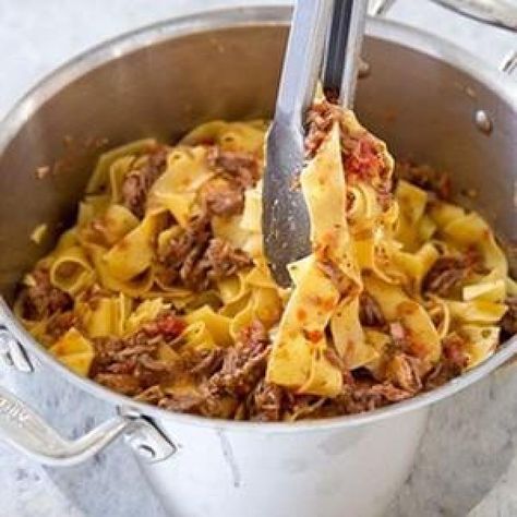 Cook's Country Pork Ragu Recipe Recipes With Parmesan Cheese, Pork Ragu, Beef Ragu, Leftover Beef, America's Test Kitchen Recipes, Weekend Meals, Cooks Illustrated, Americas Test Kitchen, Slow Cooker Beef