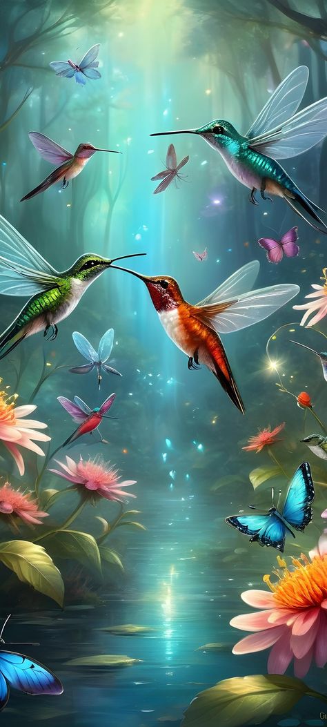 Humming Bird Wallpaper, Animals Art, Bird Wallpaper, Bead Embroidery Jewelry, Embroidery Jewelry, Bead Embroidery, Hummingbirds, Nature Animals, Beautiful Birds