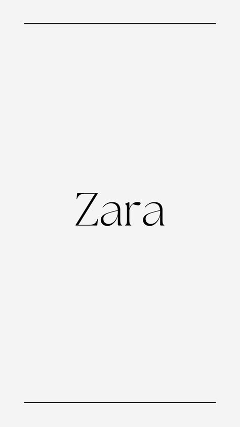 Pin by @kyleevking ✨ Zara Wallpapers Name, Zara Name, Zara Alphabet Necklace, Cheap Zara T-shirt With Letter Print, White Letter Print T-shirt By Zara, Aa Wallpaper, Name Idea, Anuel Aa Wallpaper, Black Cotton Zara T-shirt