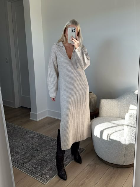 Maxi Sweater Dress Outfit, Long Sweater Dress Outfit, Sweater Dress Outfit Winter, Maxi Sweater Dress, Maxi Sweater, Sweater Dress Casual, Sweater Dress Outfit, Sweater Maxi Dress, Winter Dress Outfits