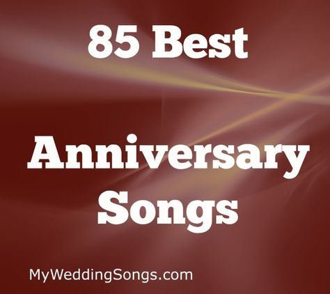 What a better way to celebrate a wedding anniversary than with our list of popular and memorable anniversary songs. First through Sixtieth anniversaries. Wedding Anniversary Songs, Wedding Song List, Wedding Ceremony Songs, Anniversary Songs, 40th Anniversary Party, Wedding Anniversary Quotes, 50th Wedding Anniversary Party, 25 Year Anniversary, Party Songs