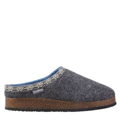 Women's L.L.Bean Wool Slipper Clog | Slippers at L.L.Bean Ll Bean Slippers, Wool Clogs, Best Slippers, Clog Slippers, Wool Slippers, Winter Mornings, Kids Outerwear, Nordic Design, Slipper Shoes