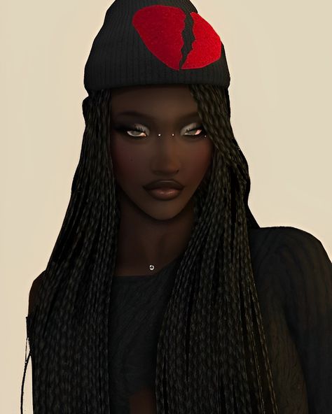 Sims 4 Cc Green Hair, Sims Pfp, Pretty Sims 4 Characters, Sims 4 Cc Dreads, Black Oc Art, Sims 4 Locs, Sims 4 Oc, Sims4 Dump, Realistic Sims