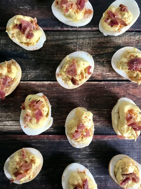 Smoked Deviled Eggs--A super simple technique to add a smoky twist to deviled eggs! This will add just the right kick that you didn’t even know you needed! {cutsandcrumbles.com} #deviledeggs #eggs #smokedeggs #easyeggs #smokeddeviledeggs #weberrecipes #grilled #uniquedeviledeggs #smokerrecipes #theBBQbrothers #cutsandcrumbles Devils Eggs, Weber Recipes, Smoked Eggs, Smoked Deviled Eggs, One Bite Appetizers, Pellet Smoker, Small Appetizers, Pellet Grill Recipes, Egg Recipe