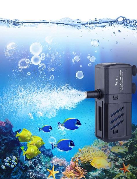 Most fish tank filters are air-driven and operate from a pump. It stands to reason some bubbling will occur in the cascading return. These bubbles are usually large and disappear quickly. Another bubbling may occur when the return water from the filter hits the surface tension of the tank water. Bubble Fish, Aquarium Air Pump, Surface Tension, Aquarium Filter, Amazon Seller, Air Pump, Water Filter, Blackberry Phone, Water Pump