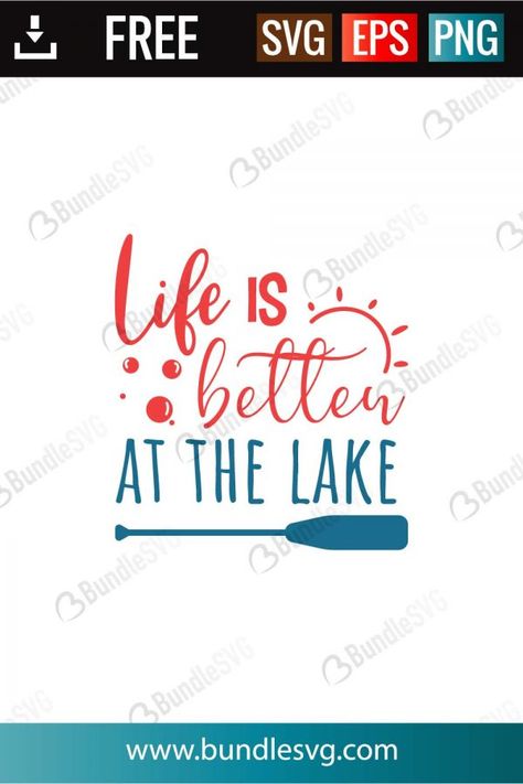 Lake Svg Files Free, Free Lake Svg, Tshirt Making, Cricket Machine, Lake Svg, Cricut Templates, Cricut Svgs, Cricut Images, Cricut Free