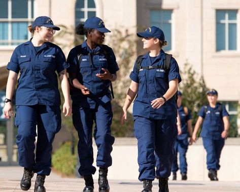 Coast Guard Women, Coast Guard Academy, Patriotic Poems, Stories Quotes, College Experience, Us Coast Guard, Coast Guard, Feel Inspired, Dream Job