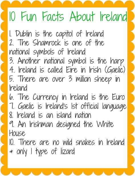 Facts about Ireland for St. Patrick's Day.  || The Chirping Moms: Irish Facts, Leprechaun Destroys Classroom, Leprechaun Facts, Leprechaun Visits Classroom, Fun Facts About Ireland, Irish History Facts, Ireland Facts, Sant Patrick, March Activities