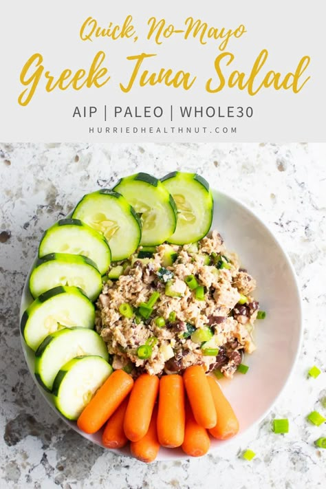 Easy Aip Lunch Ideas, Whole 30 Aip Recipes, Paleo Easy Lunch, Aip Recipes Lunch, Aip Party Food, Aip Low Fodmap Recipes, Aip Salads, Easy Aip Meals, Aip Greek Recipes