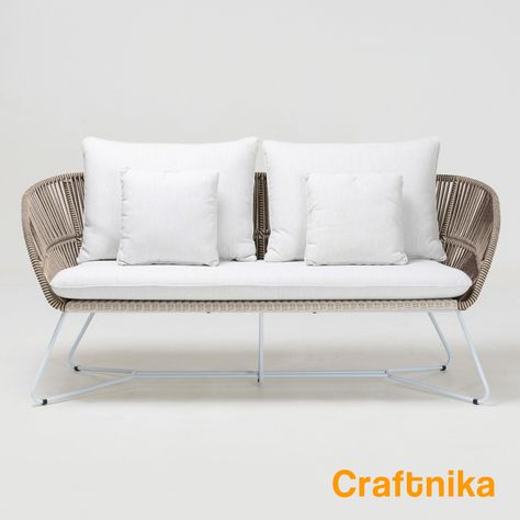 Indulge in ultimate relaxation with our handcrafted outdoor rope sofas. Made with weather-resistant materials, they're perfect for creating a stylish and inviting outdoor living space. ✨ Visit now at www.craftnika.com and discover the perfect rope sofa to complete your outdoor oasis. #outdoorsofainspiration #ropesofa #patiofurniture #summervibes #craftnika Outdoor Furniture Inspiration, Dream Patio, Sofa Inspiration, Outdoor Furniture Design, Comfortable Furniture, Outdoor Oasis, Furniture Inspiration, Patio Decor, Outdoor Living Space