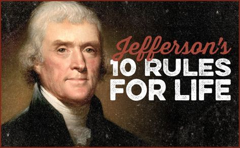 Thomas Jefferson Education, Monticello Thomas Jefferson, Civics Lessons, Jefferson Quotes, Thomas Jefferson Quotes, Growth Books, Entrepreneurial Mindset, Rules For Life, Interesting Thoughts