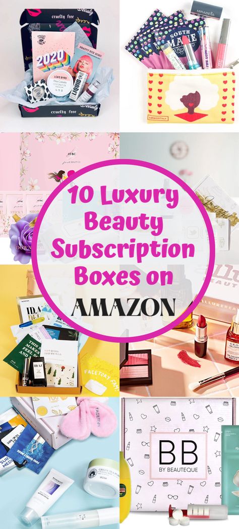 I found the best luxury beauty subscription boxes on Amazon with products ranging from skincare to makeup products delivivered to your house monthy. Beauty Subscription Boxes, Makeup Subscription Boxes, Nontoxic Beauty, Subscription Boxes For Kids, Best Subscription Boxes, Natural Organic Skincare, Skincare Essentials, Organic Bath Products, Beauty Box Subscriptions