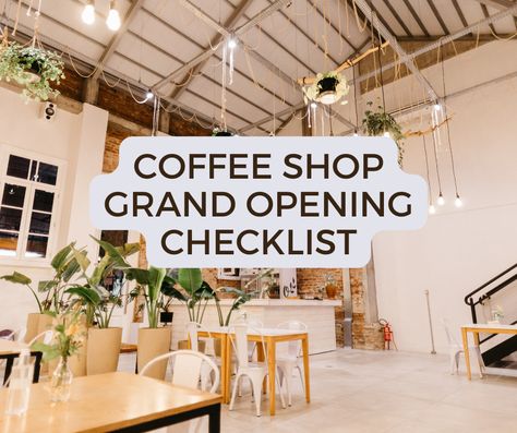 11 Steps: How to Plan a Coffee Shop Grand Opening Business Food Ideas, Grand Opening Ideas Business, Coffee Shop Grand Opening, Grand Opening Ideas, Bookstore Coffee Shop, Shop Grand Opening, Grand Opening Event, Coffee Shop Business, Frozen Coffee