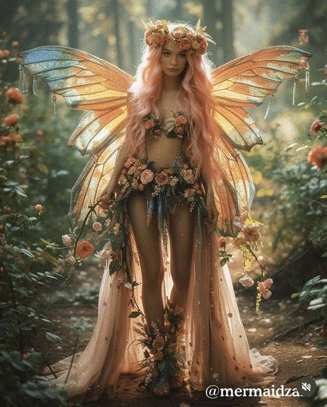 Fairy Wings Art Reference, Aesthetic Fairy Costume, Tinker Bell Wallpaper, Fancy Party Ideas, Bell Wallpaper, Fae Aesthetic, Earth Fairy, Fairy Cosplay, Fairy Dragon