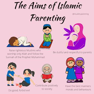 Muslim Parenting: The Aims of Islamic Parenting Islamic Parenting, Islamic Activities, Islamic Stickers, Muslim Parenting, Islamic School, Siblings Funny Quotes, Islam Lesson, Fertility Foods, Good Morals