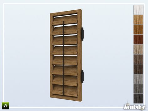 The Sims Resource - Calham Shutter Counter Left Sims 4 Cc Window Shutters, Sims 4 Shutters Cc, Cc Furniture, Sims 4 Cc Furniture, Sims 1, Window Shutters, Sims 4 Game, Curtains Blinds, Sims House