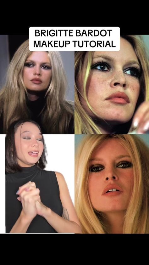 #greenscreen BRIGITTE BARDOT MAKEUP TUTORIAL (a winner for hooded eyes... | hooded eyes | TikTok Brigitte Bardot Makeup, Bardot Makeup, Freckle Pen, 60s Makeup, Michelle Phan, Going Out Makeup, Alt Makeup, Casual Makeup, Face Makeup Tips