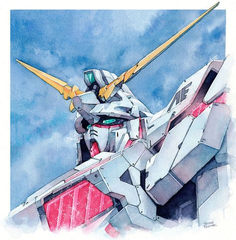 Hector Trunnec's No.5 AMAZING GUNDAM ARTWORKS http://www.gunjap.net/site/?p=328000 Rx-0 Unicorn Gundam, Gundam Movie, Strike Gundam, Legendary Pictures, Unicorn Drawing, Gundam Mobile Suit, Unicorn Gundam, Gundam Wallpapers, Mecha Anime