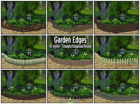 The Sims 4 Garden, Sims 4 The Sims Resource, Sims 4 Garden, Around The Sims 4, The Sims 4 Custom Content, Make Stuff, Sims 4 House Design, Sims Building, Sims 4 Update