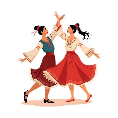 Check out this awesome 'Dancing+Through+Traditions%3A+A+Celebration+of+Folk+Dance' design on @TeePublic! Folk Dance Background, Dance Background, Dance Design, Folk Dance, Dynamic Poses, Traditional Attire, Music Humor, Timeless Art, Simple Wallpapers