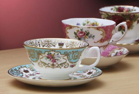 How to Tell If Old China Dishes Are Valuable | Hunker Antique China Dishes, Vintage Dishes Antiques, Vintage Dishware, Collectible China, Pretty Tea Cups, Tea Cups And Saucers, Antique Dishes, Colored Glassware, China Dishes