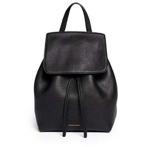 Mansur Gavriel Mini tumbled leather backpack (2.745 RON) ❤ liked on Polyvore featuring bags, backpacks, black, mansur gavriel, leather bags, leather daypack, leather holdall and backpacks bags Miniature Backpack, Mansur Gavriel Bag, Backpacks Black, Mini Leather Backpack, Leather Holdall, Sac Diy, Leather Rucksack, School Bags For Girls, Black Leather Backpack