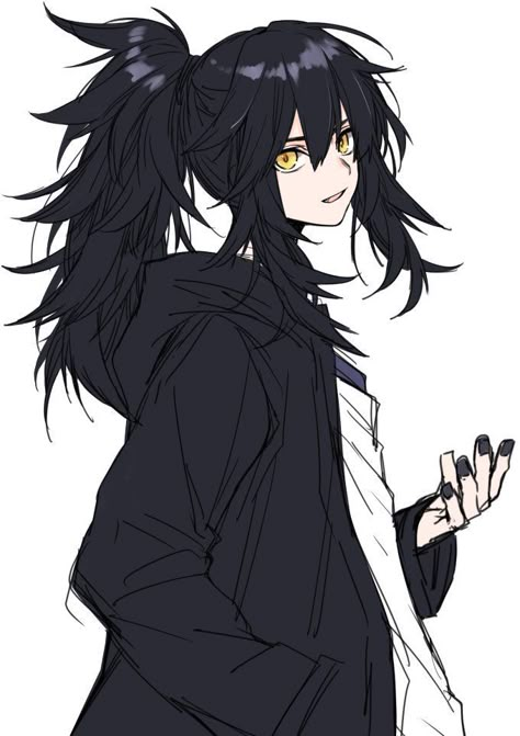 Artist ~ わか | Concept art characters, Fantasy character design, Anime character design An Anime, Anime Character, Black Hair, Books Wattpad, Wattpad, Yellow, Books, Anime, Hair