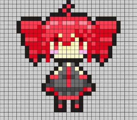 Vocaloid Perler Bead Patterns, Perler Bead Vocaloid, Vocaloid Pixel Art Grid, Pearler Bead Patterns Kawaii, Dhmis Perler Beads, Vocaloid Perler Beads, Vocaloid Pixel Art, Kandi Inspo, Easy Perler Beads Ideas