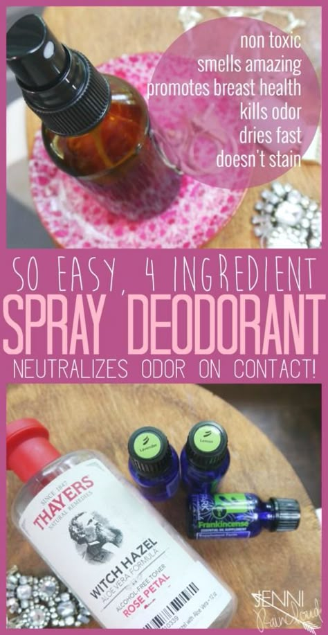 Diy Spray Deodorant, Smelly Armpits, Deodorant Recipes, Spray Deodorant, Diy Deodorant, Homemade Deodorant, Doterra Oil, Diy Sprays, Diy Kosmetik