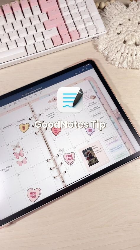 iPad plan with me | digital planning | iPad planner | digital planner | iPad Pro | GoodNotes app ... digitalpassionplanner #2024printableplanner #happyplanner #digitalplannershop🍒 Bullet Journal On Ipad, Valentines Social Media, Digital Planner Ideas, Apple Calendar, Free Digital Planner, Ipad Organizer, Ipad Pro Wallpaper, Writing Planning, Ipad Essentials