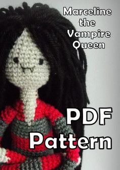 Marceline Crochet, Adventure Time Crochet, Crochet Grandma, Nerdy Crochet, Crochet Wolf, Amigurumi Projects, Crochet Diy Tutorial, Awesome Crochet, Geeky Craft