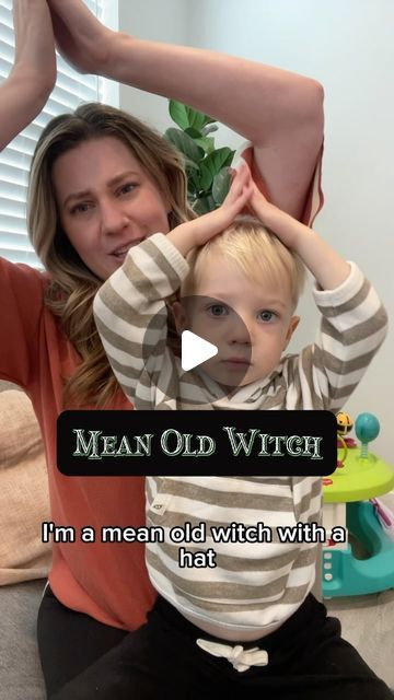 Music For Littles | Tyler Wray, SCMT, MT-BC on Instagram: "Does anyone else remember this song!? 👻👻  Mean Old Witch is a CLASSIC! Halloween is one of my most favorite holidays, so we are jumping right in to all the Halloween themed songs! 🎃✨  Lyrics: “I’m a mean old with with a hat I ride on my broom with my cat My nose is pointed and my shoes are too So you better watch out, or I might scare you I’m a mean old witch with a hat, BOO!”  Want to learn more Halloween themed songs? You can check out my Music for Littles Membership where I share themed lesson plans full of amazing songs, (mostly originals 🥰) perfect for preschool, daycare, or kindergarten classrooms! The October songs are already up ✨🎃👻🦇  Check it out at www.musicforlittles.org or click the link on my profile 💗  #musicf October Songs For Preschool, Halloween Songs Preschool, Halloween Lesson Plans Preschool, Halloween Songs For Preschoolers, Halloween Songs For Toddlers, October Songs, Rhymes For Kindergarten, Halloween Songs For Kids, Homeschool Halloween