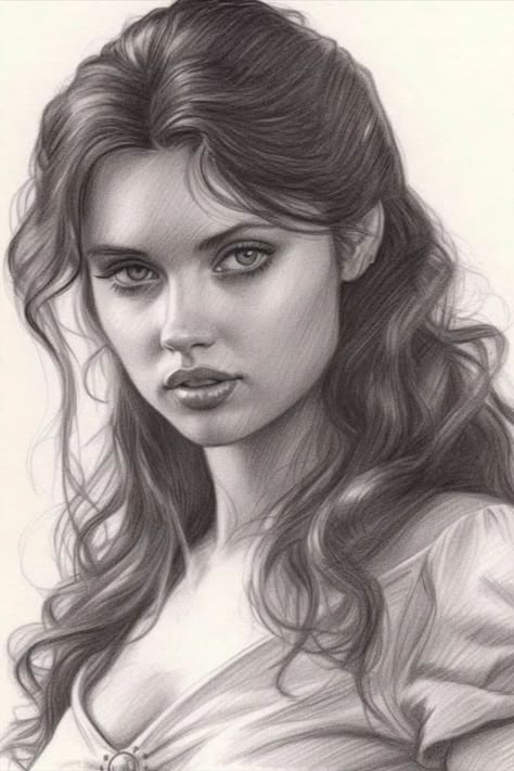 Realistic Face Drawing, Beautiful Pencil Sketches, Pencil Sketch Portrait, Pencil Portrait Drawing, Figure Sketching, Beauty Art Drawings, Ink Artwork, Portrait Sketches, Sketches Easy