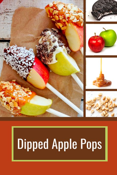 Candied Apples Slices, Apple Pops, Fruits Recipes, Fun Fall Treats, Fall Treats Recipes, Caramel Apple Slices, Caramel Apple Bars, Apple Pop, Caramel Apple Dip