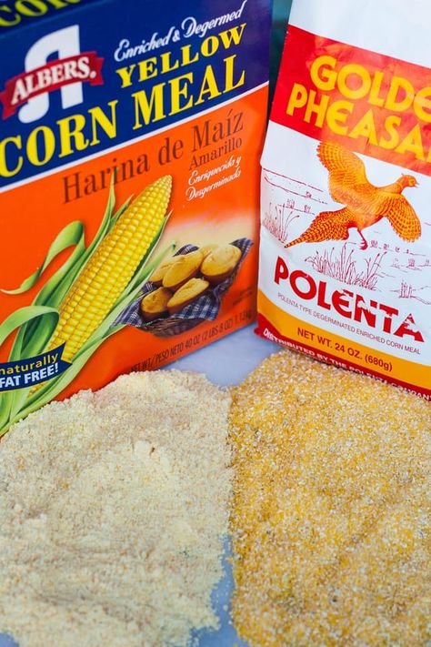 What's the Difference Between Cornmeal and Polenta? — Word of Mouth | The Kitchn Salmon Potato, Waffle Cookies, One Pot Pasta Recipes, Lasagna Pasta, Lunch Appetizers, Fried Foods, Wheat Berries, Rice Ingredients, Cooks Illustrated