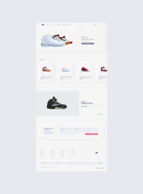 Ecommerce website — Neumorphism on Behance Neumorphism Website, Ecommerce Design, Ui Design Inspiration, Ux Web Design, Web App Design, Ux Ui, Ecommerce Website, Fashion Website, Ui Ux Design