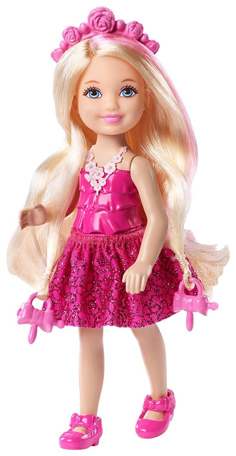 Chelsea Barbie, Barbie Chelsea Doll, Pink Streaks, Accessoires Barbie, Chelsea Doll, Mattel Shop, Barbie Hair, Fantasy Doll, Barbie Toys