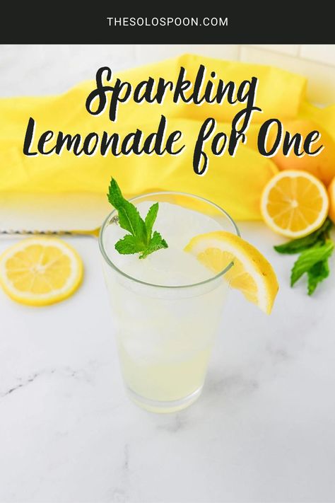 Unwind with a refreshing glass of Sparkling Lemonade, perfect for those warm summer days or when you need a moment to relax. This simple Sparkling Lemonade recipe for one ensures you enjoy every sip without the hassle of leftovers. Quick and easy, our Homemade Lemonade combines the classic zesty taste with a bubbly twist, making it the ultimate thirst-quencher for relaxation on a hot day. Sparkling Lemonade Recipe, Lemonade Recipe For One, Single Serving Lemonade Recipe, Easy Lemonade, Easy Lemonade Recipe, Homemade Lemonade Recipes, Recipe For One, Sparkling Lemonade, Fresh Squeezed Lemonade