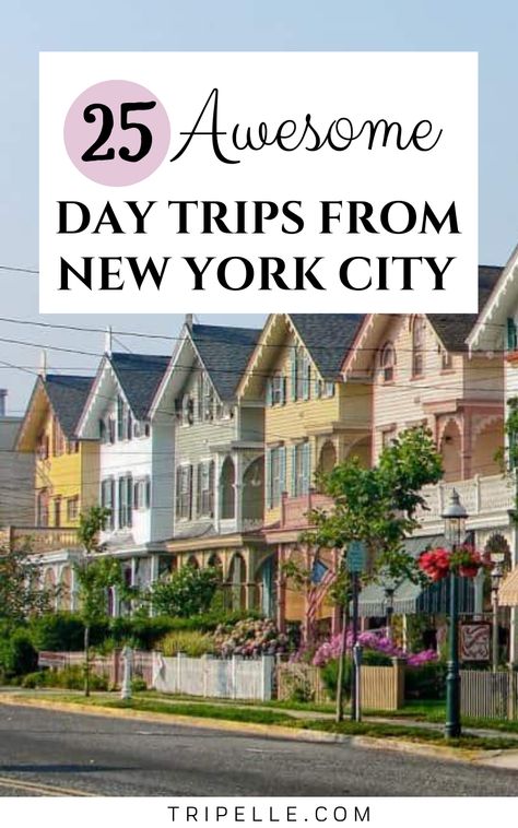 There are so many day trips from New York City to choose from, so do not think you are going to be limited with your options. Instead, embrace all the different cities near New York City and the day trip ideas that come with them. When you do that, you will quickly discover that there are tons of road trips from NYC, as well as train trips from NYC that will transport you to amazing destinations you will fall in love with. You may even find yourself at some of the best beaches near NYC. Day Trips From Nyc By Train, Day Trips From New York City, Day Trips From Nyc, New York In May, Beautiful Pathways, Usa Vacation Destinations, Day Trip To Nyc, Remove Yourself, Live In New York City