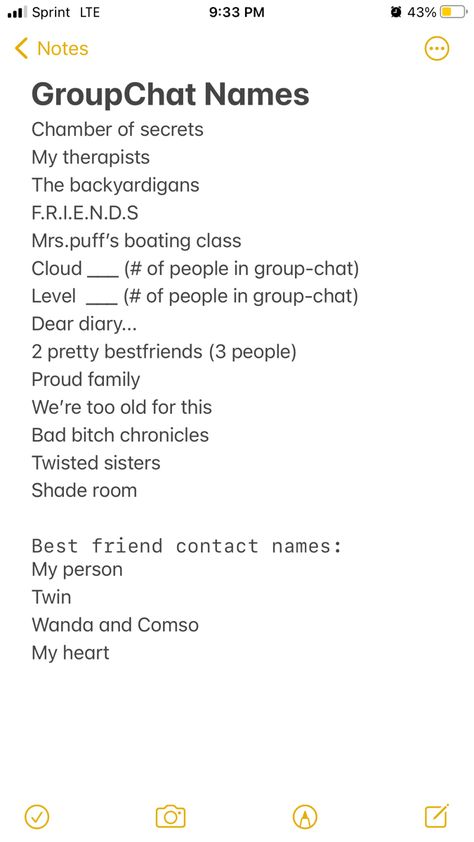 Groupchat names Gc Names With 4 People, Name For Group Chats Friends, Groupchat Names For 4, Groupchat Names Ideas Friends, Group Chat Description, 4 Person Gc Names, Cute Gc Names For 3, Names To Put Your Best Friend Under, Friend Group Names For 5 People