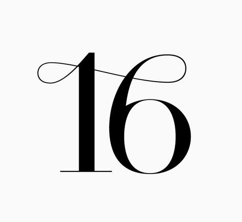 Elegant Letters & Numbers | Ajándék Terminal - AT Xmas / 2013 on Behance Elegant Letters, 26 Number, Number Tattoo Fonts, Numbers Typography, 16 Tattoo, Number Fonts, Number Tattoos, Graphic Design Style, Number 16