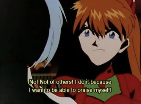 Asuka Langley Quotes, Asuka Quotes, Hideaki Anno, Asuka Langley Soryu, Neon Evangelion, Asuka Langley, Girl Boss Quotes, Genesis Evangelion, Neon Genesis