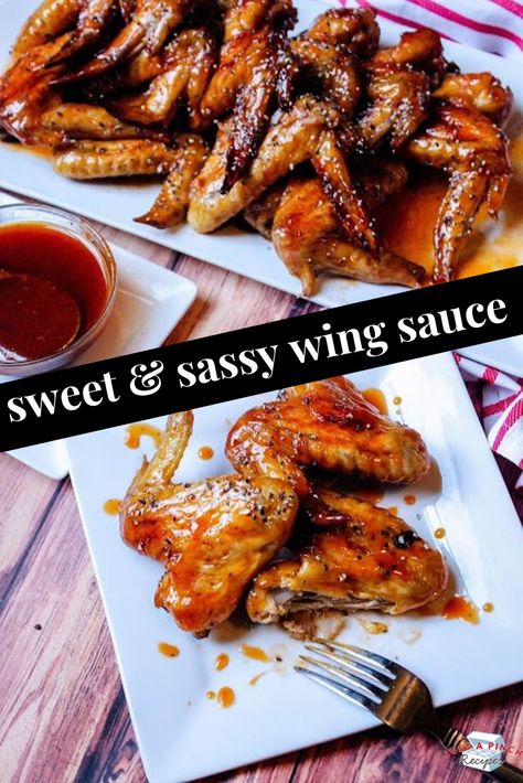 This sauce is going to bring your chicken wings to a whole new level this football season. It's buttery, sweet, and zesty! #footballfood #chickenwings #homemadesauce Season Salt, Cooking Chicken, Butter Honey, Meat Appetizers, Wing Sauce, Seasoned Salt, Football Food, Cayenne Pepper, Yummy Dips