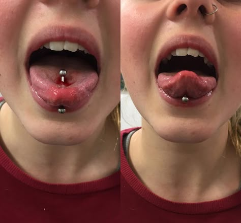 Eat Piercing, Venom Piercing, Spiderbite Piercings, Piercing Tongue, Tongue Piercing Jewelry, Tongue Piercings, Double Tongue Piercing, Piercing Chart, Double Cartilage Piercing