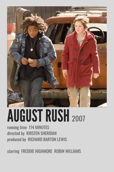 August Rush Movie, My Own Private Idaho Fanart, Rush Movie, Rush Poster, August Rush, Movie Character Posters, Funny Yugioh Cards, Iconic Movie Posters, New Movies To Watch