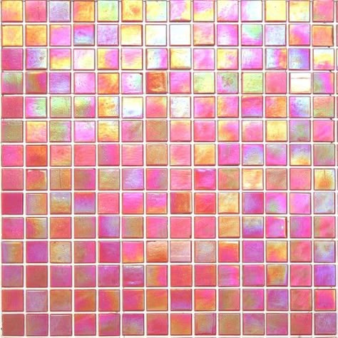 iredesent orange Fence Art, Glass Mosaic Tiles, Opening Night, Everything Pink, Stained Glass Mosaic, Glass Mosaic, Pink And Yellow, 인물 사진, Mosaic Tile