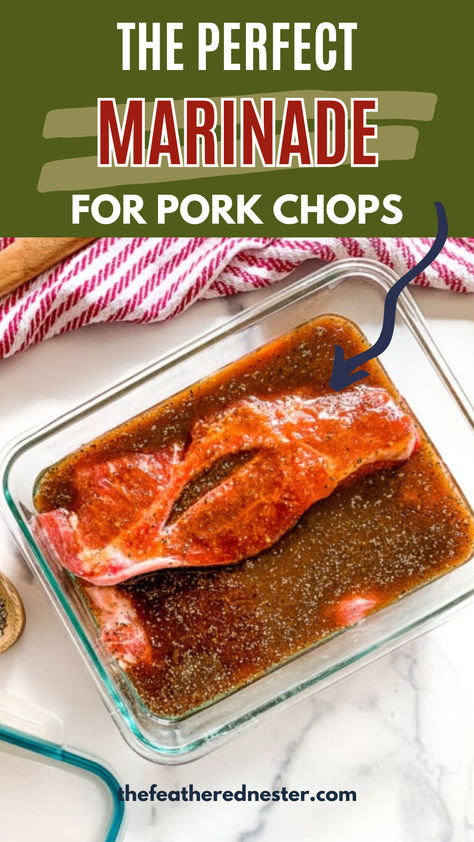 This marinade for pork chops adds a vibrant and zesty flavor to your meals, thanks to the ginger. This marinade not only adds a burst of flavor but also helps to tenderize the meat, ensuring juicy and flavorful pork every time. Whether you're grilling or roasting, this marinade is sure to bring out the best in your pork dishes. Marinades For Pork, Garlic Marinade For Pork Chops, Pork Marinade For The Grill, Marinades For Pork Tenderloin, Easy Marinade For Pork Chops, Pork Chop Marinade For Oven, Marinade For Pork, Bbq Pork Chop Marinade, Marinade For Pork Chops