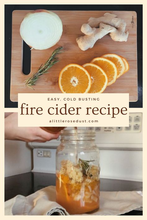 Fire Cider Recipe, Tinctures Recipes, Herbal Medicine Recipes, Herbal Remedies Recipes, Fire Cider, Cider Recipe, How To Make Fire, Herbal Tinctures, Herbal Recipes