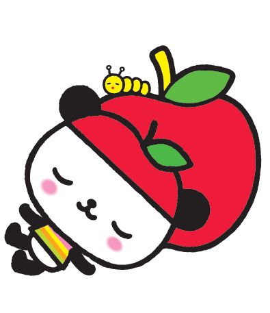 Pandapple - Sanrio Panda Apple Sanrio, Pandapple Icon, Pandapple Sanrio, Hello Pretty, Hello Kitty Drawing, Cute Cartoon Characters, Header Banner, My Cup Of Tea, Sanrio Characters