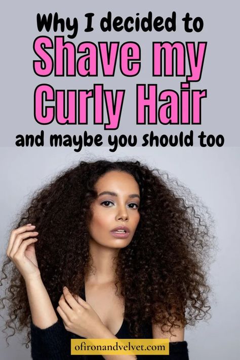 Why I shaved my curly hair after 7 years with natural hair #blackbaldwomen #blackhair #curlyhair #baldwomen #shavecurlyhair #lowmaintenance #hairstyle #hairlooksforprom #shaved #bald #buzzcut Shaved Curly Hair, Curly Hair Growth, Bald Look, Regrow Hair, Beauty Tips For Hair, Curly Hair Women, Natural Beauty Tips, Hair Regrowth, Buzz Cut